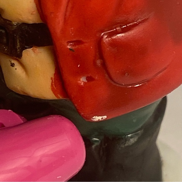 Vintage Santa Claus IRELAND Figurine Irish folk art Santa Holiday CAKE TOPPER - Picture 15 of 16